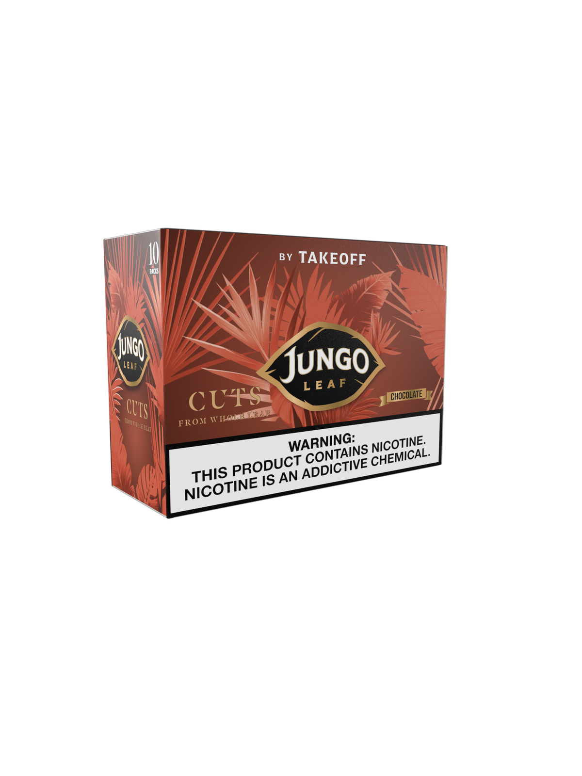 Jungo Leaf Cuts | Chocolate | 10ct Box