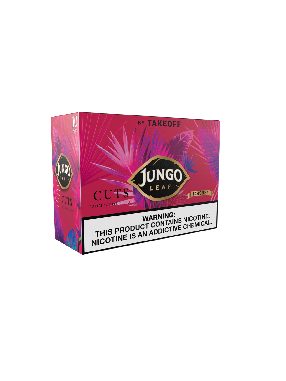 Jungo Leaf Cuts | Raspberry | 10ct Box