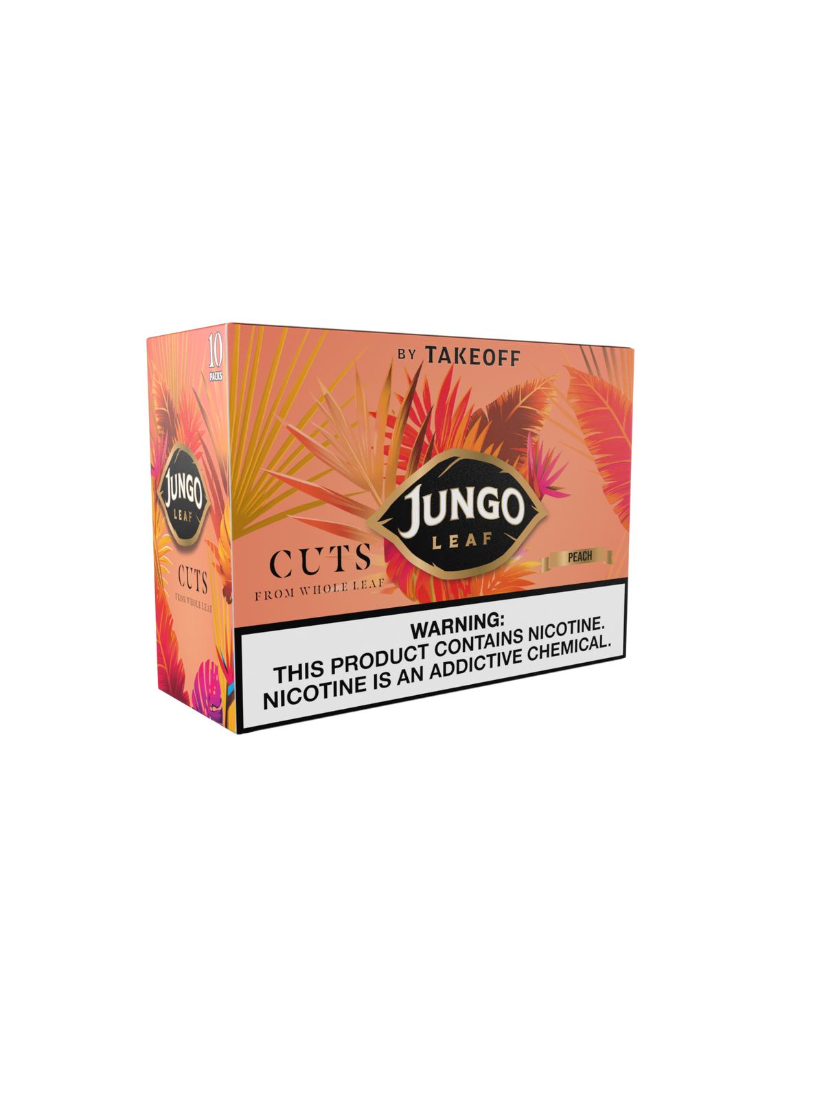 Jungo Leaf Cuts | Peach | 10ct Box