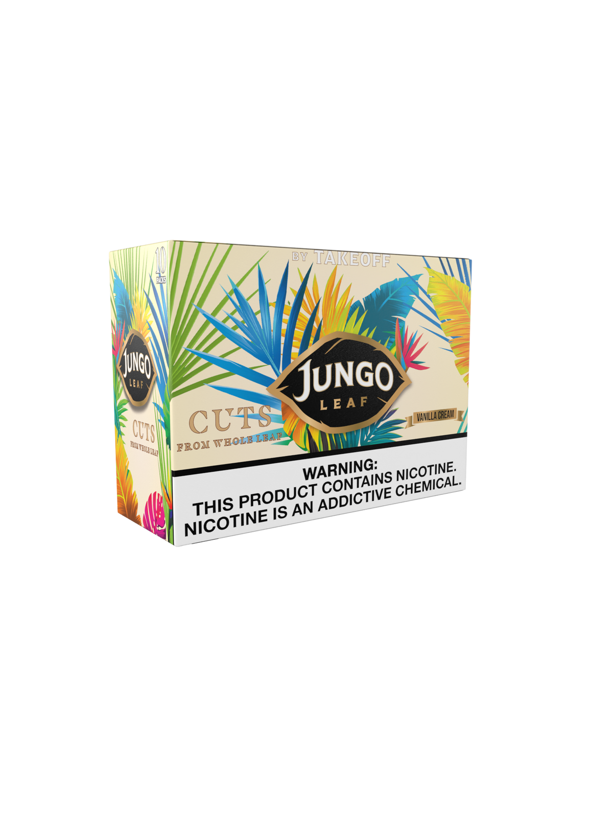 Jungo Leaf Cuts | Vanilla Cream | 10ct Box