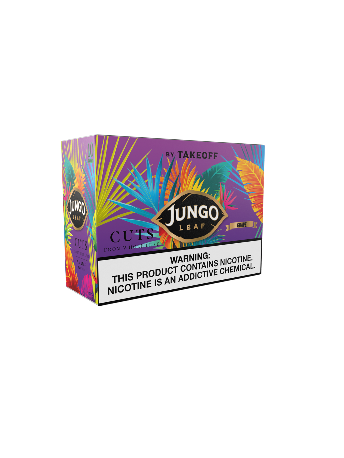 Jungo Leaf Cuts | Grape | 10ct Box