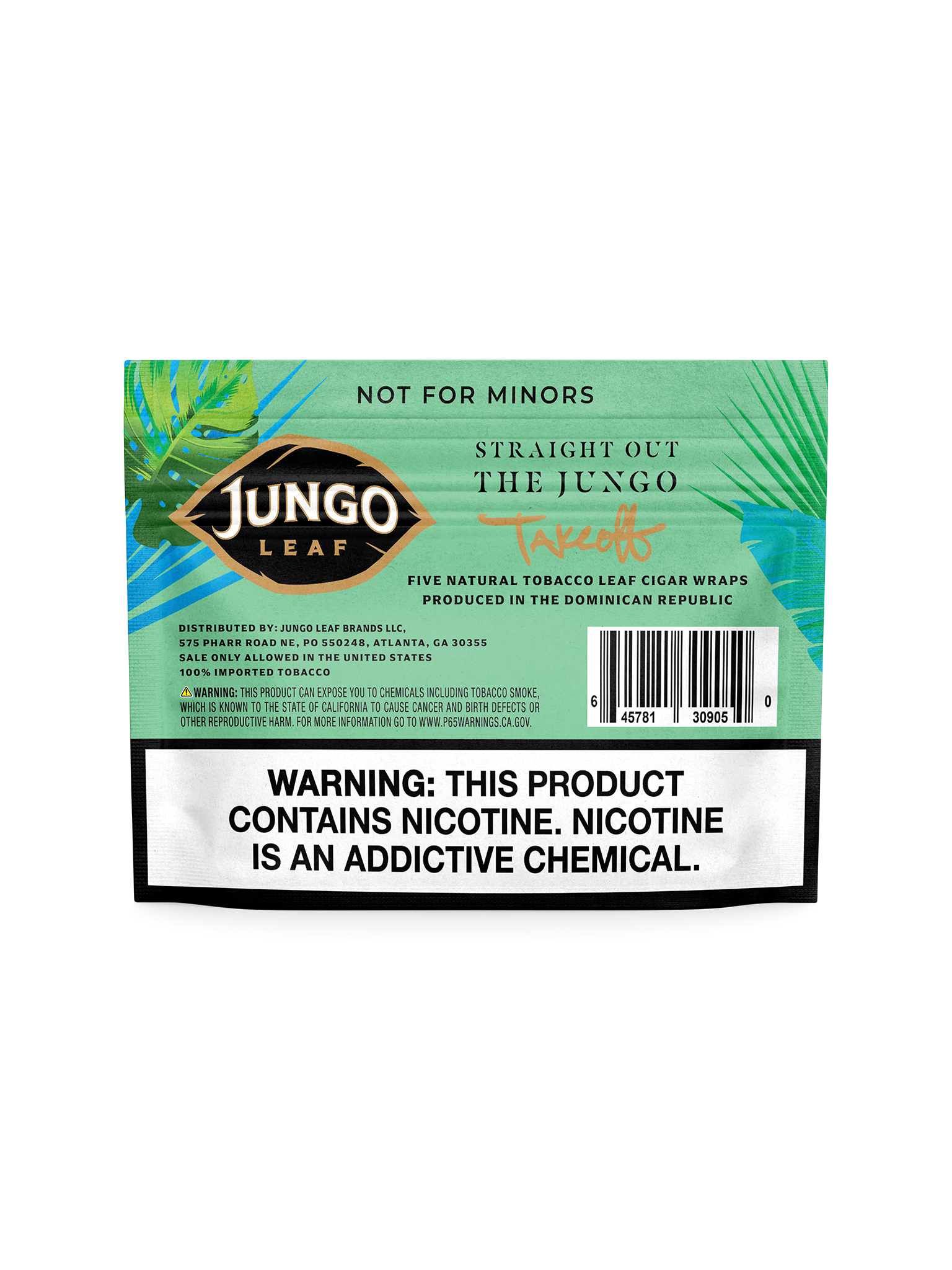 Jungo Leaf Cuts | Mint | Single